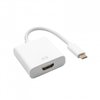 Akyga AK-AD-53 cavo adattatore USB-C (connettore maschio) a HDMI (connettore femmina), 4K, 15 cm