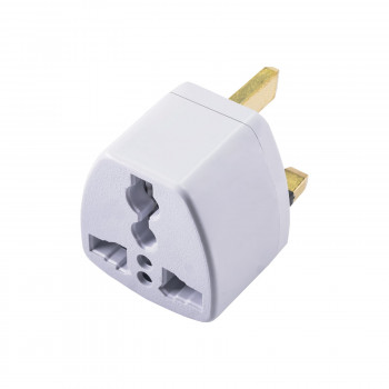 Akyga AK-AD-59 adattatore da viaggio US / AU / EU a UK, 250 V, 10 A, bianco