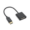 Akyga AK-AD-58 cavo adattatore DisplayPort (connettore maschio) a DVI-I 24+5 (connettore femmina), 20 cm