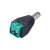 Akyga AK-SC-16 connettore maschio DC 5,5 x 2,1 mm con morsetti a vite per cavo UTP, CCTV