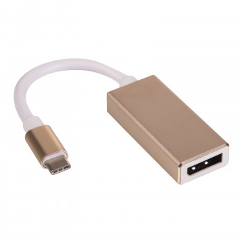 Akyga AK-AD-56 cavo adattatore USB-C (connettore maschio) a DisplayPort, 15 cm