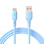 Akyga AK-USB-63 cavo USB USB-A (m) / USB-C (m), USB 2.0, 18W, 1 m, blu, silicone