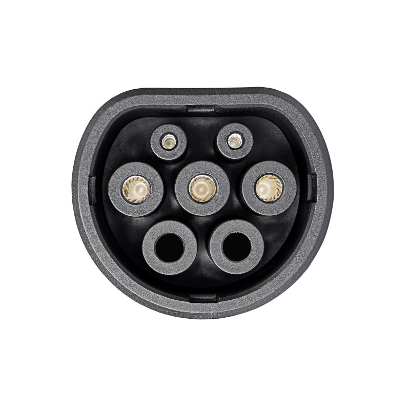 Akyga AK-SC-E04 connettore di ricarica Type 2 (IEC 62196-2) per veicoli elettrici, monofase, 32 A, blu