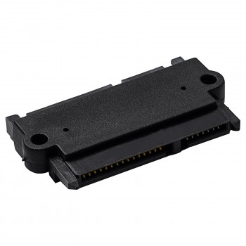 Akyga AK-CA-83 adattatore SATA 22 pin (15+7) connettore femmina a connettore maschio, nero