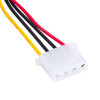 Akyga AK-CA-11 cavo adattatore alimentazione SATA (M) a Molex (F), 15 cm