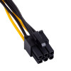 Akyga AK-CA-30 cavo adattatore alimentazione SATA (M) a PCIe 6 pin (F), 15 cm