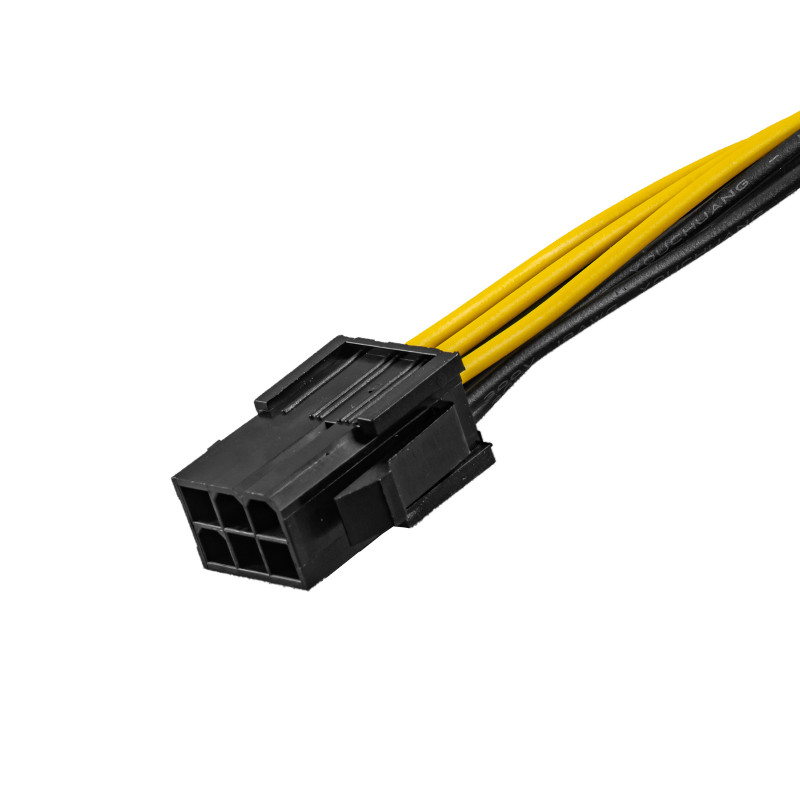 Akyga AK-CA-07 cavo adattatore alimentazione PCIe 6 pin (M) a PCIe 8 pin (6+2) (F), 20 cm