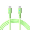Akyga AK-USB-69 cavo USB USB-C (m) / USB-C (m), USB 2.0, 60W, 1 m, verde, silicone