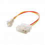 Akyga AK-CA-36 cavo adattatore ventola Molex (connettore maschio) a 3 pin 5 V (connettore maschio), 15 cm