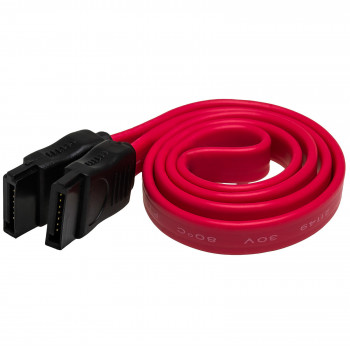 Akyga AK-CA-27 cavo dati SATA III, 6 Gb/s, 0,5 m, rosso