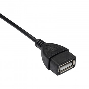 Akyga AK-AD-09 cavo adattatore OTG Micro USB-B (M) a USB-A (F), 15 cm, nero