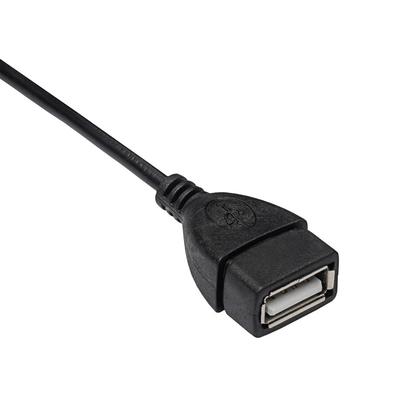 Akyga AK-AD-09 cavo adattatore OTG Micro USB-B (M) a USB-A (F), 15 cm, nero