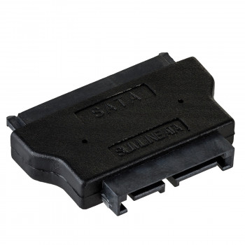 Akyga AK-CA-53 adattatore Slim-SATA (connettore maschio) a SATA 22 pin (connettore femmina), nero