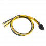 Akyga AK-SC-19 cavo di servizio per alimentatore PC PCIe 6 pin, 45 cm