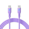 Akyga AK-USB-70 cavo USB USB-C (m) / USB-C (m), USB 2.0, 60W, 1 m, viola, silicone