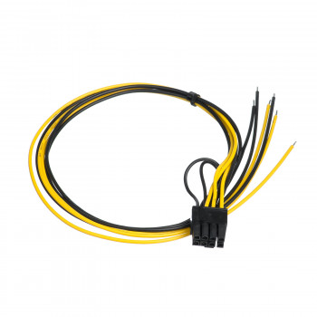 Akyga AK-SC-20 cavo di servizio per alimentatore PC PCIe 6+2 pin connettore maschio, 45 cm