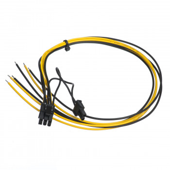 Akyga AK-SC-20 cavo di servizio per alimentatore PC PCIe 6+2 pin connettore maschio, 45 cm
