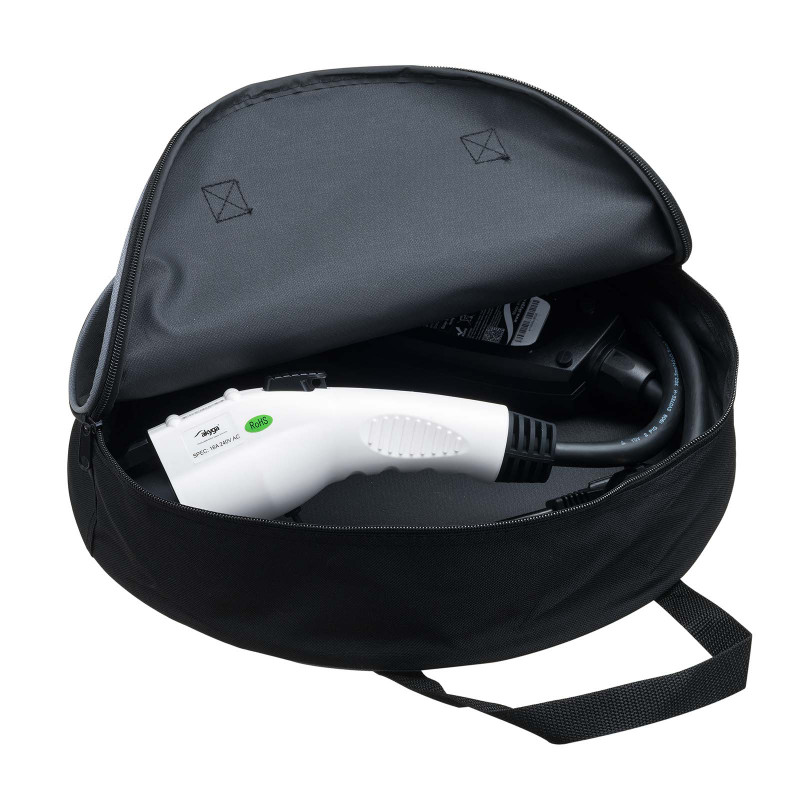 Akyga AK-AC-02 borsa porta cavo di ricarica EV, impermeabile, nero