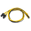 Akyga AK-SC-22 cavo di servizio per alimentatore PC connettore EPS 8 pin (4+4), 45 cm