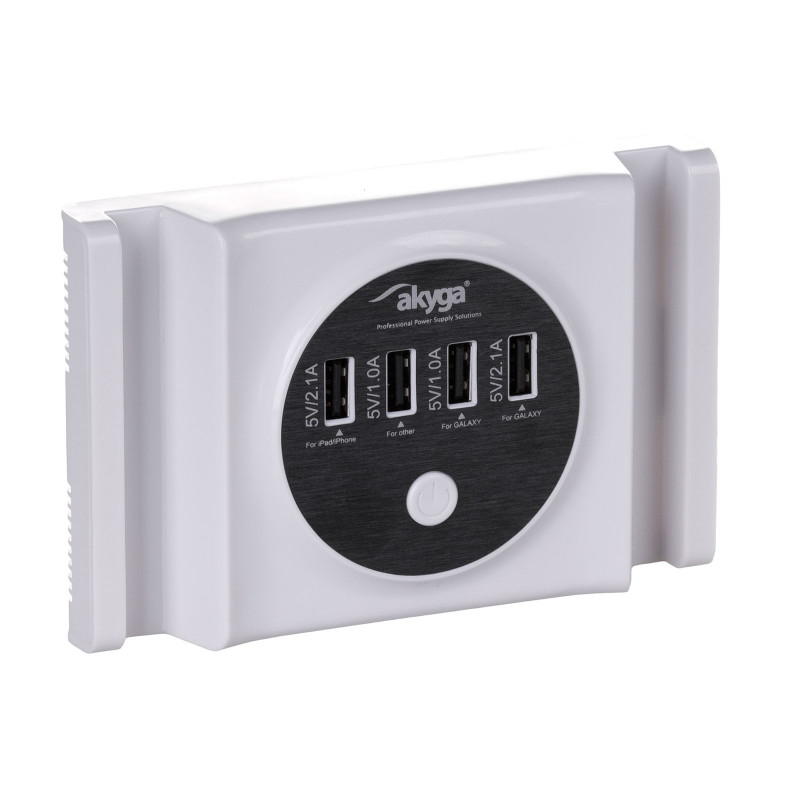 Alimentatore universale Akyga AK-TB-05 5.0V / 6.0A 30W 4x USB A 1.5m