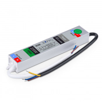 Akyga AK-L2-025 alimentatore switching LED impermeabile 12 V, 2 A, 25 W, IP67