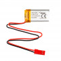 Akyga AKY0384 batteria ricaricabile Li-Po LP601730 3,7 V 250 mAh con PCM, connettore JST 2,54 mm 2 pin, cavo 150 mm