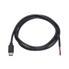 Akyga AK-SC-38 cavo di servizio connettore USB-C con estremità aperta, 10 W (5 V / 2 A), 1 m, nero