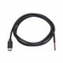 Akyga AK-SC-38 cavo di servizio connettore USB-C con estremità aperta, 10 W (5 V / 2 A), 1 m, nero