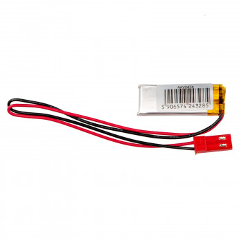 Akyga AKY0474 batteria ricaricabile Li-Po LP401230 3,7 V 110 mAh con PCM, connettore JST 2,54 mm 2 pin, cavo 150 mm