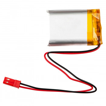Akyga AKY0571 batteria ricaricabile Li-Po LP803040 3,7 V 1000 mAh con PCM, connettore JST 2,54 mm 2 pin, cavo 150 mm