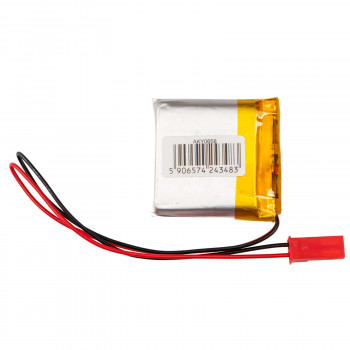 Akyga AKY0658 batteria ricaricabile Li-Po LP753636 3,7 V 1000 mAh con PCM, connettore JST 2,54 mm 2 pin, cavo 150 mm