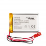 Akyga AKY0638 batteria ricaricabile Li-Po LP603450 3,7 V 1200 mAh con PCM, connettore JST 2,54 mm 2 pin, cavo 100 mm