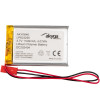 Akyga AKY0646 batteria ricaricabile Li-Po LP623255 3,7 V 1100 mAh con PCM, connettore JST 2,54 mm 2 pin, cavo 150 mm