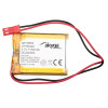Akyga AKY0659 batteria ricaricabile Li-Po LP783442 3,7 V 1150 mAh con PCM, connettore JST 2,54 mm 2 pin, cavo 150 mm