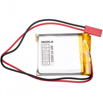 Akyga AKY0659 batteria ricaricabile Li-Po LP783442 3,7 V 1150 mAh con PCM, connettore JST 2,54 mm 2 pin, cavo 150 mm