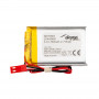 Akyga AKY0383 LP443450 batteria ricaricabile Li-Po 3,7 V 750 mAh con PCM, connettore maschio JST 2,54 mm 2 pin, cavo 150 mm