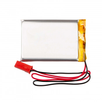 Akyga AKY0385 LP352745 batteria ricaricabile Li-Po 3,7 V 270 mAh con PCM, connettore maschio JST 2,54 mm 2 pin, cavo 150 mm