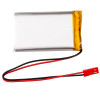 Akyga AKY0653 LP103740 batteria ricaricabile Li-Po 3,7 V 1580 mAh con PCM, connettore maschio JST 2,54 mm 2 pin, cavo 150 mm