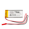 Akyga AKY0623 LP103058 batteria ricaricabile Li-Po 3,7 V 1700 mAh con PCM, connettore maschio JST 2,54 mm 2 pin, cavo 150 mm