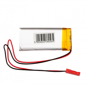 Akyga AKY0623 LP103058 batteria ricaricabile Li-Po 3,7 V 1700 mAh con PCM, connettore maschio JST 2,54 mm 2 pin, cavo 150 mm