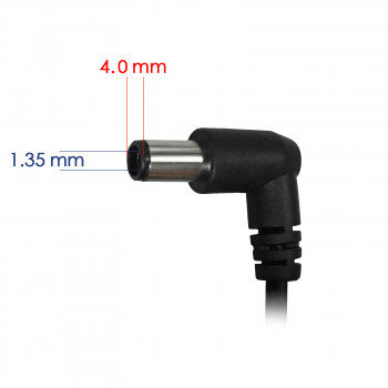 Akyga AK-ND-78 alimentatore da auto per notebook 19 V / 2,37 A, 45 W, 4,0 x 1,35 mm, per ASUS