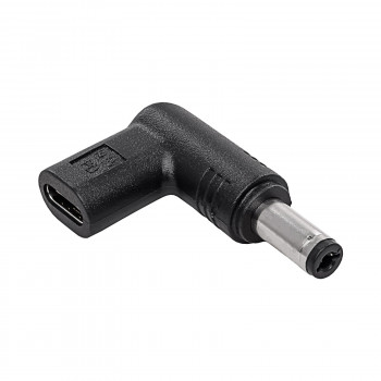 Akyga AK-ND-C02 adattatore di ricarica USB-C a DC 5,5 x 2,1 mm per notebook, 18,5-20 V, 100 W