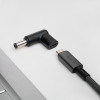Akyga AK-ND-C02 adattatore di ricarica USB-C a DC 5,5 x 2,1 mm per notebook, 18,5-20 V, 100 W