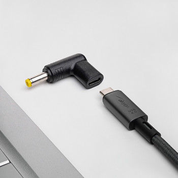 Akyga AK-ND-C03 adattatore di ricarica USB-C a DC 4,8 x 1,7 mm per notebook, 18,5-20 V, 100 W