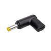 Akyga AK-ND-C03 adattatore di ricarica USB-C a DC 4,8 x 1,7 mm per notebook, 18,5-20 V, 100 W
