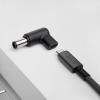 Akyga AK-ND-C07 adattatore di ricarica USB-C a DC 7,4 x 5,0 mm + pin per notebook, 18,5-20 V, 100 W, per HP