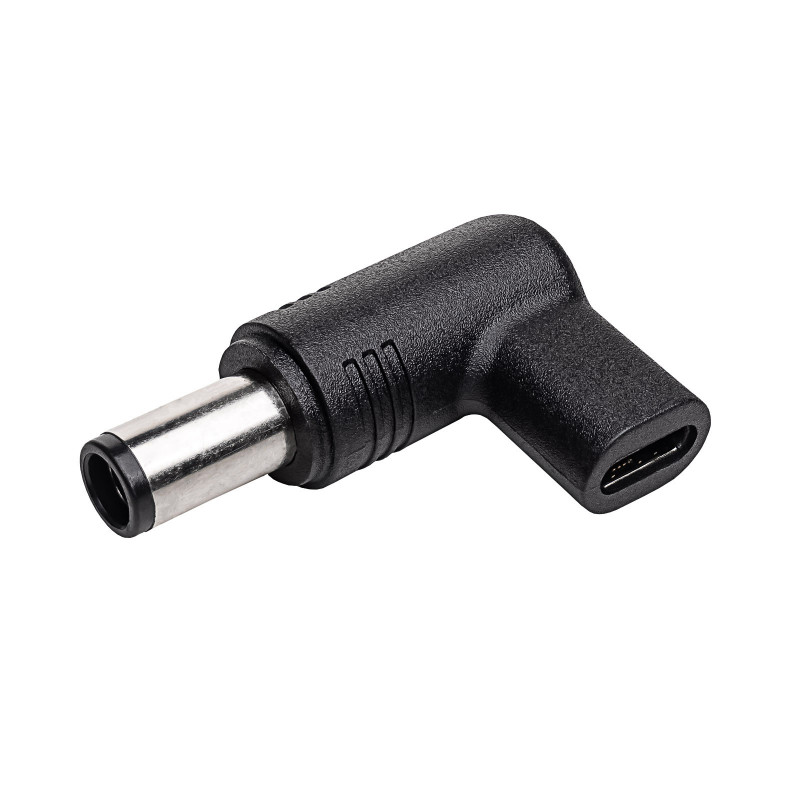 Akyga AK-ND-C07 adattatore di ricarica USB-C a DC 7,4 x 5,0 mm + pin per notebook, 18,5-20 V, 100 W, per HP