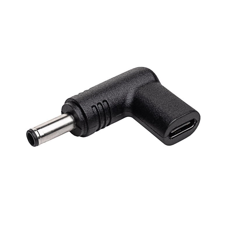 Akyga AK-ND-C10 adattatore di ricarica USB-C a DC 4,5 x 3,0 mm + pin per notebook, 18,5-20 V, 100 W, per Dell