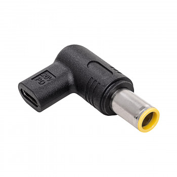 Akyga AK-ND-C12 adattatore di ricarica USB-C a DC 7,9 x 5,5 mm + pin per notebook, 18,5-20 V, 100 W