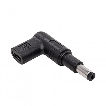 Akyga AK-ND-C13 adattatore di ricarica USB-C a DC 4,8 x 1,7 mm per notebook, 18,5-20 V, 100 W